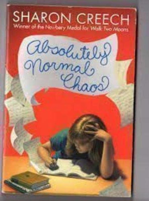 Book cover for "Absolutely Normal Chaos" by Sharon Creech