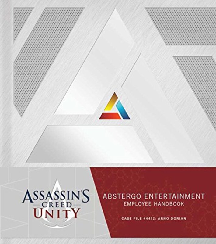 Book cover for "Abstergo Entertainment: Employee Handbook" by Christie Golden