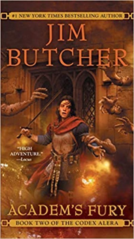 Book cover for "Academ's Fury" by Jim Butcher