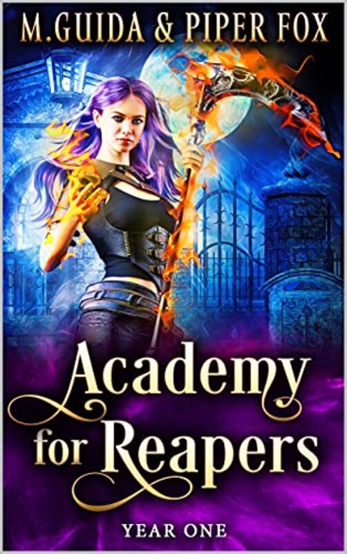 Book cover for "Academy for Reapers Year One" by Piper Fox