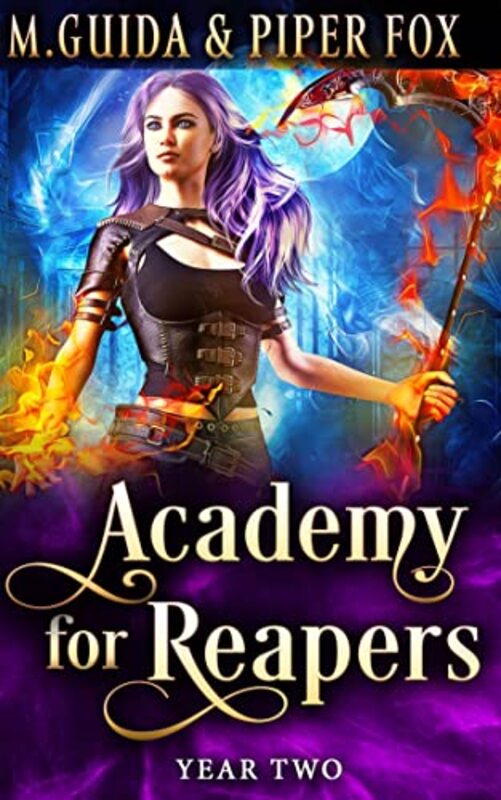 Book cover for "Academy for Reapers Year Two" by Piper Fox