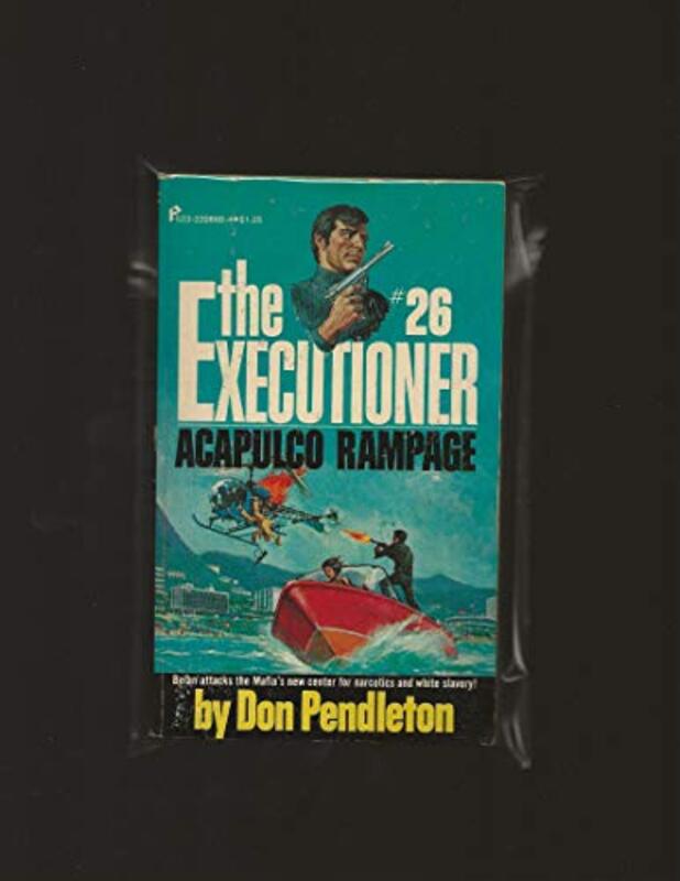 Book cover for "Acapulco Rampage" by Don Pendleton