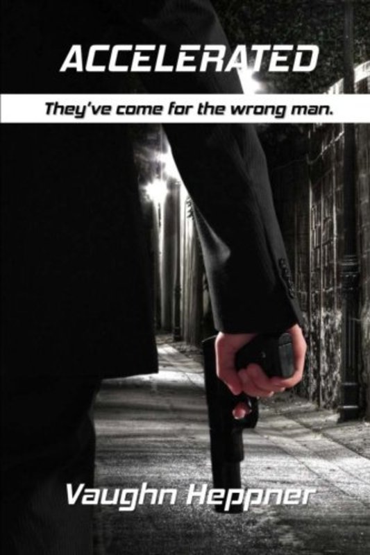 Book cover for "Accelerated" by Vaughn Heppner