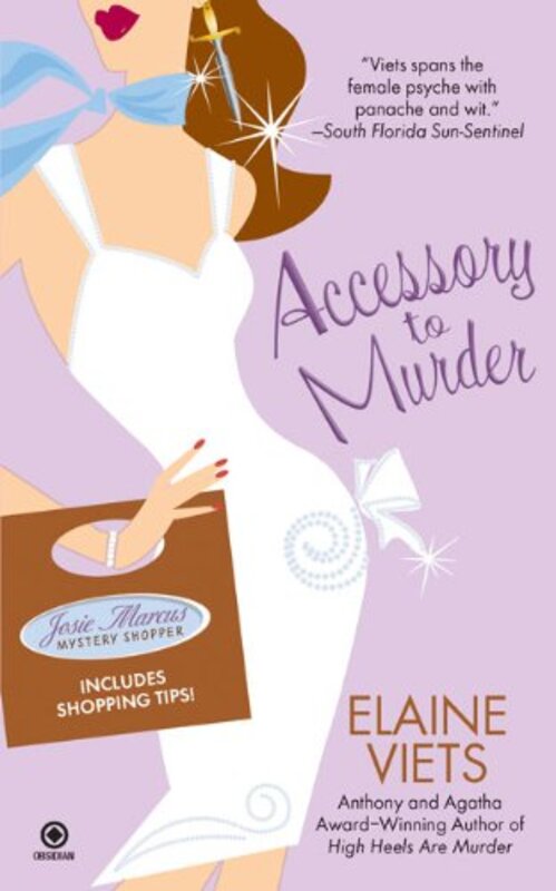 Book cover for "Accessory to Murder" by Elaine Viets