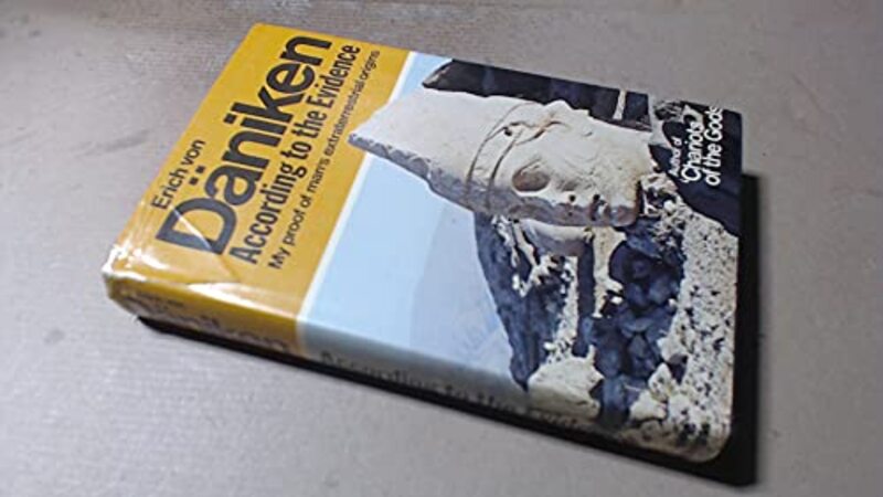 Book cover for "According to the Evidence" by Erich von Däniken