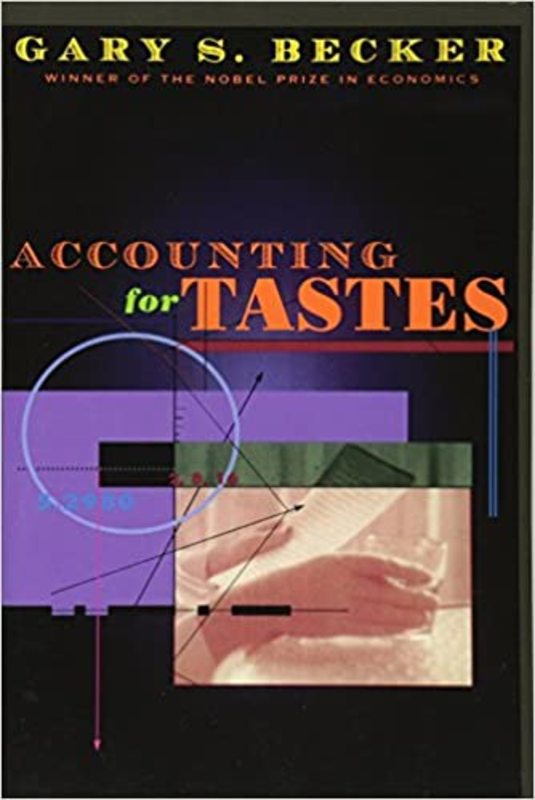 Book cover for "Accounting for Tastes" by Gary S. Becker