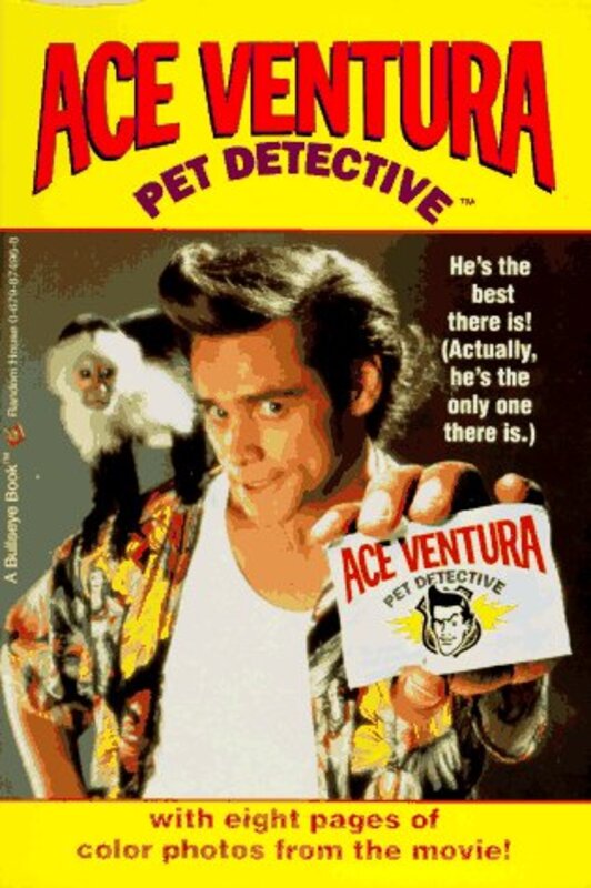 Book cover for "Ace Ventura" by Marc Cerasini