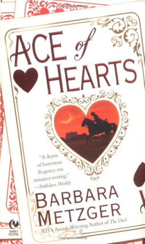 Book cover for "Ace of Hearts" by Barbara Metzger