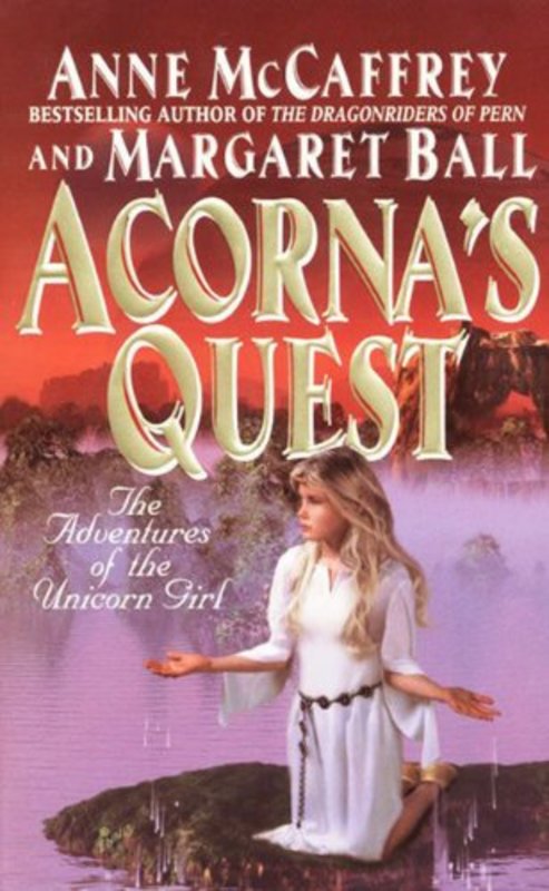 Book cover for "Acorna's Quest" by Anne McCaffrey