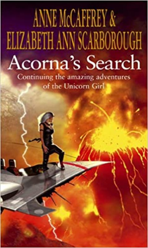 Book cover for "Acorna's Search" by Anne McCaffrey