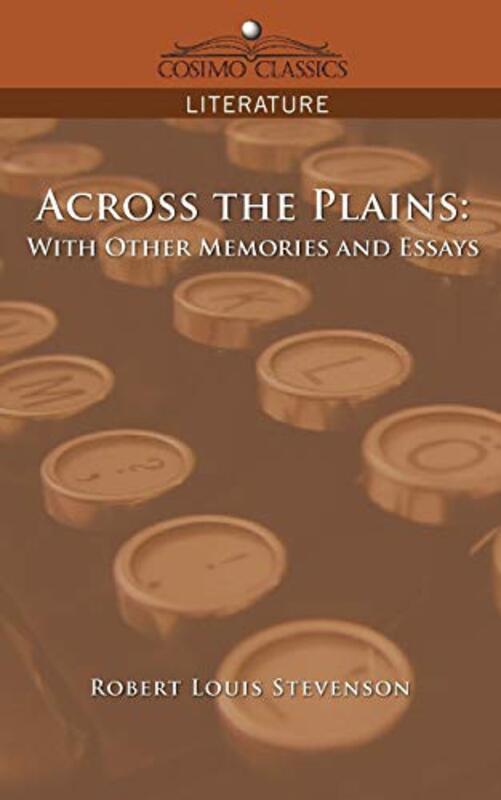 Book cover for "Across the Plains" by Robert Louis Stevenson