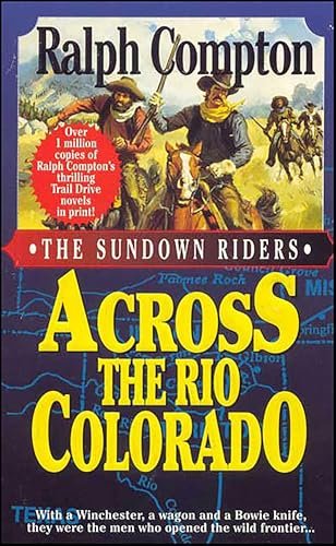 Book cover for "Across the Rio Colorado" by Ralph Compton