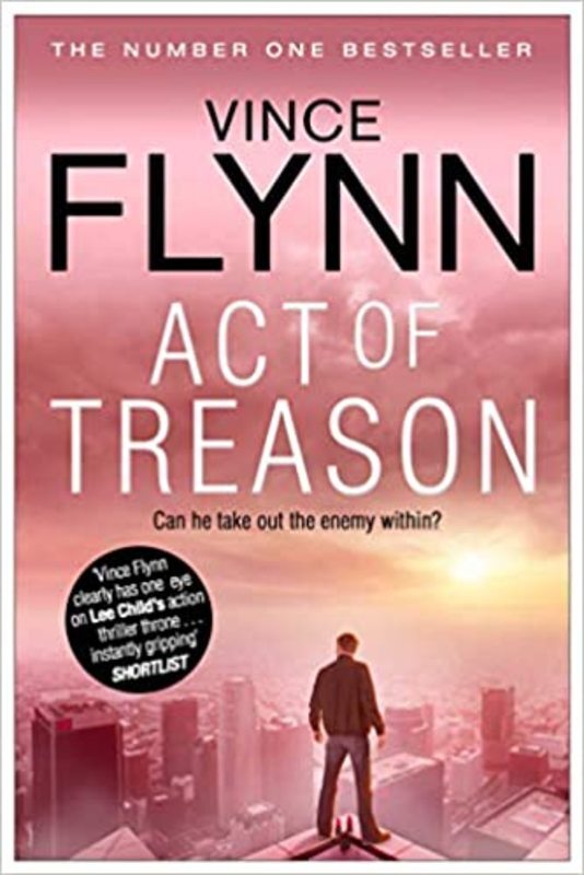 Book cover for "Act of Treason" by Vince Flynn