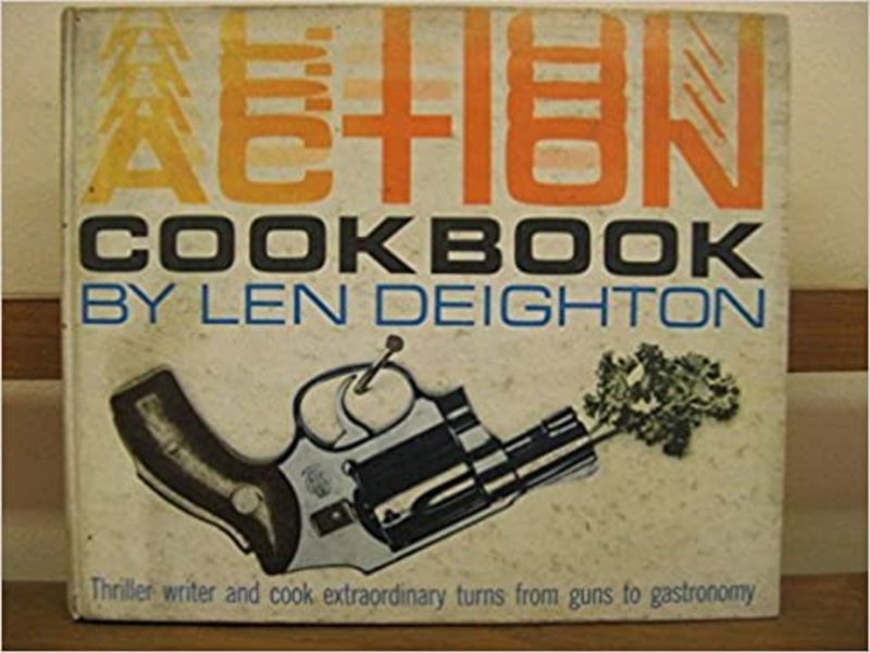 Book cover for "Action Cook Book" by Len Deighton