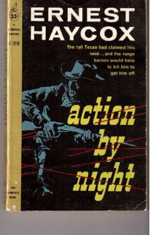 Book cover for "Action by Night" by Ernest Haycox