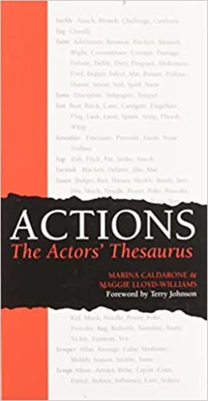 Book cover for "Actions" by Marina Caldarone