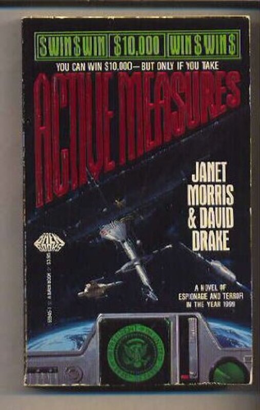 Book cover for "Active Measures" by Janet E Morris