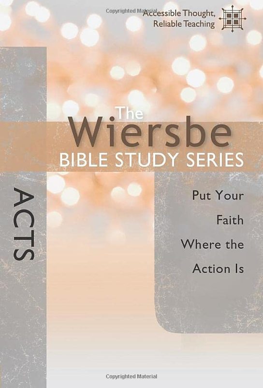 Book cover for "Acts: Put Your Faith Where the Action Is" by Warren W Wiersbe