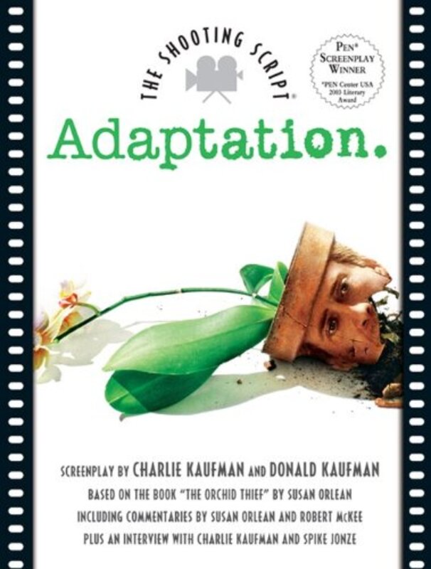 Book cover for "Adaptation." by Charlie Kaufman