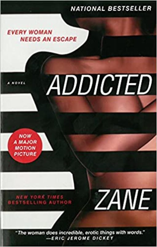 Book cover for "Addicted" by Zane