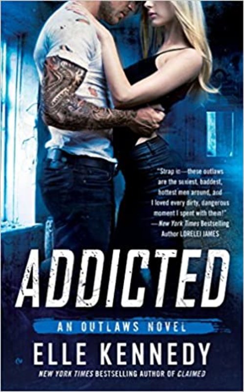 Book cover for "Addicted" by Elle Kennedy
