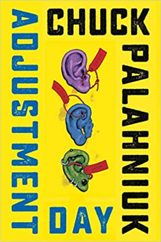 Book cover for "Adjustment Day" by Chuck Palahniuk