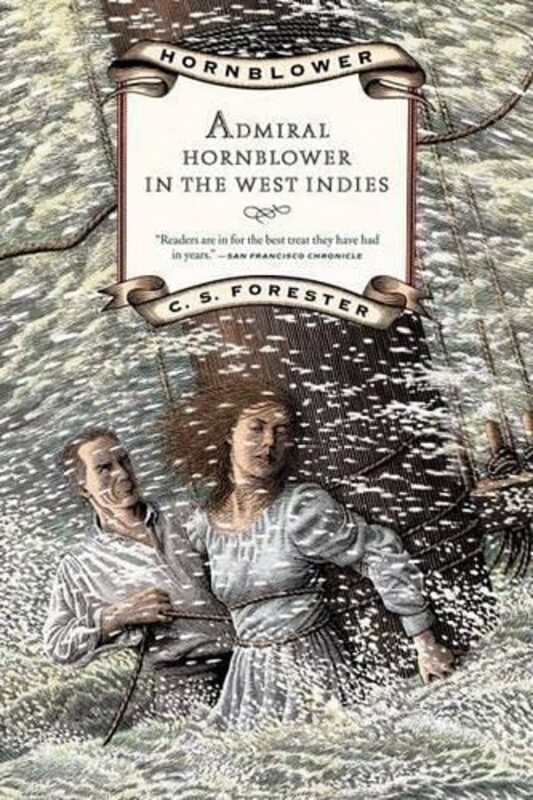 Book cover for "Admiral Hornblower in the West Indies" by CS Forester