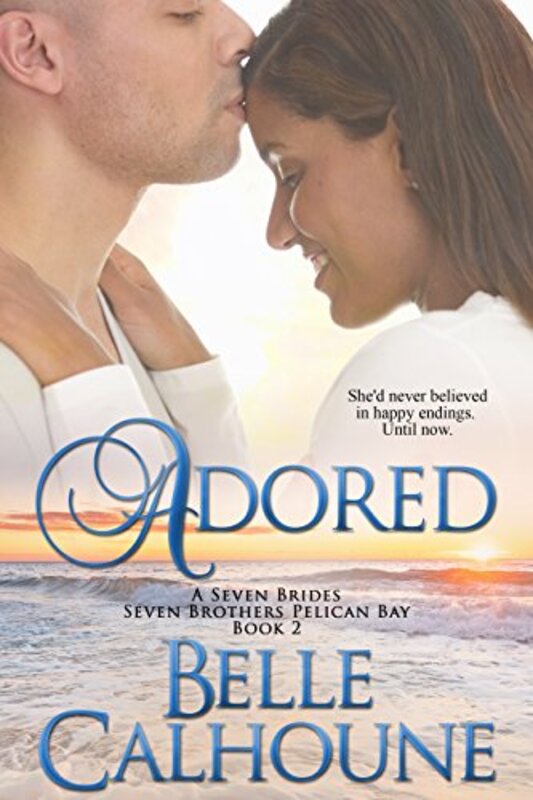 Book cover for "Adored" by Belle Calhoune