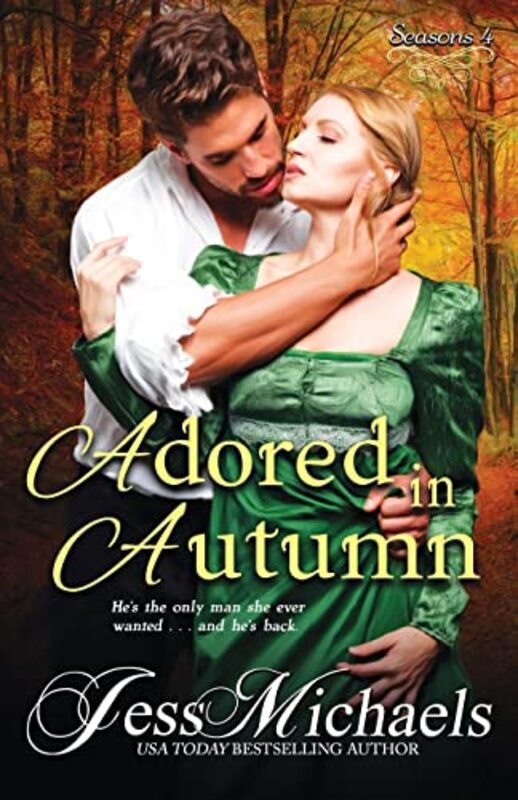 Book cover for "Adored in Autumn" by Jess Michaels