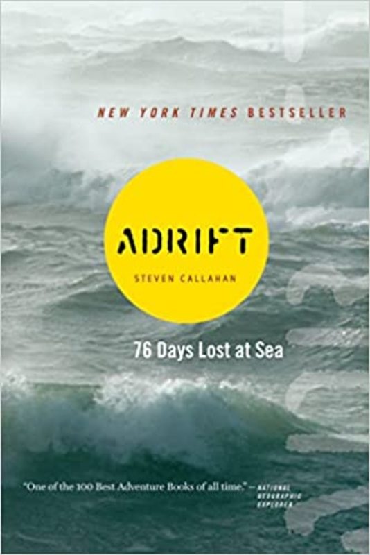 Book cover for "Adrift" by Steven Callahan
