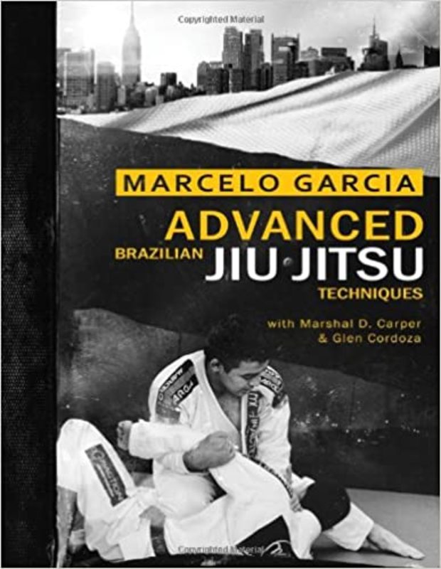 Book cover for "Advanced Brazilian Jiujitsu Techniques" by Marcelo Garcia