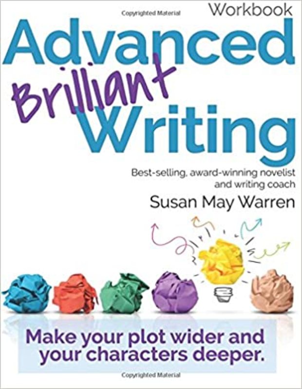 Book cover for "Advanced Brilliant Writing Workbook" by Susan May Warren