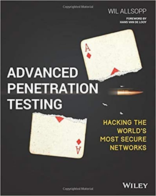 Book cover for "Advanced Penetration Testing" by Wil Allsopp