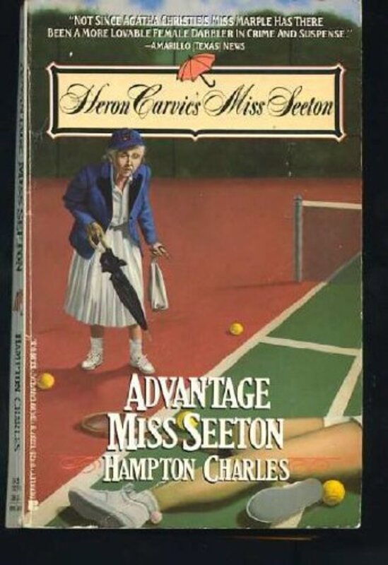 Book cover for "Advantage Miss Seeton" by James Melville