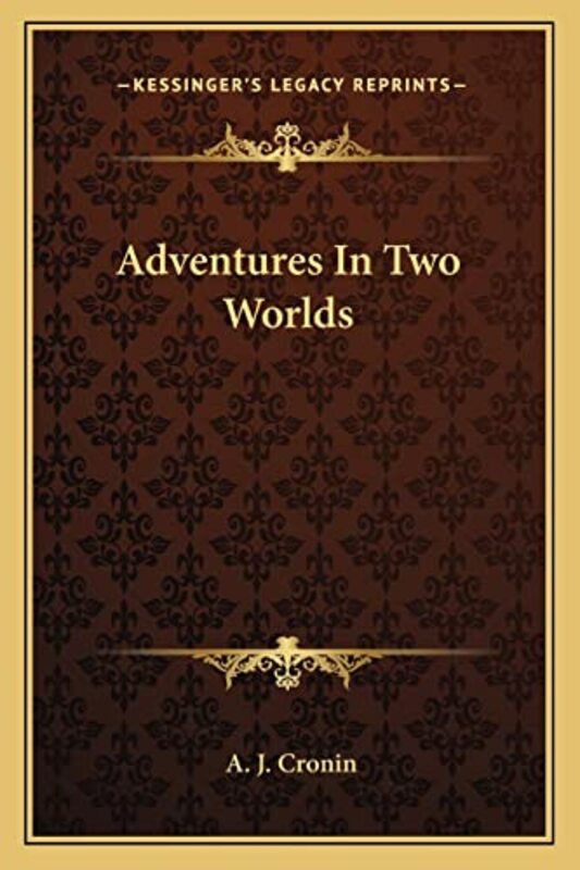 AJ Cronin book cover
