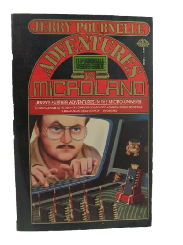 Book cover for "Adventures in Microland" by Jerry Pournelle