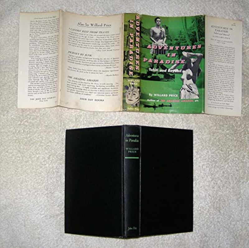 Book cover for "Adventures in Paradise" by Willard Price