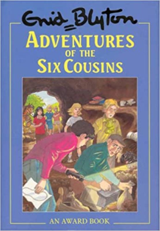Book cover for "Adventures of The Six Cousins" by Enid Blyton