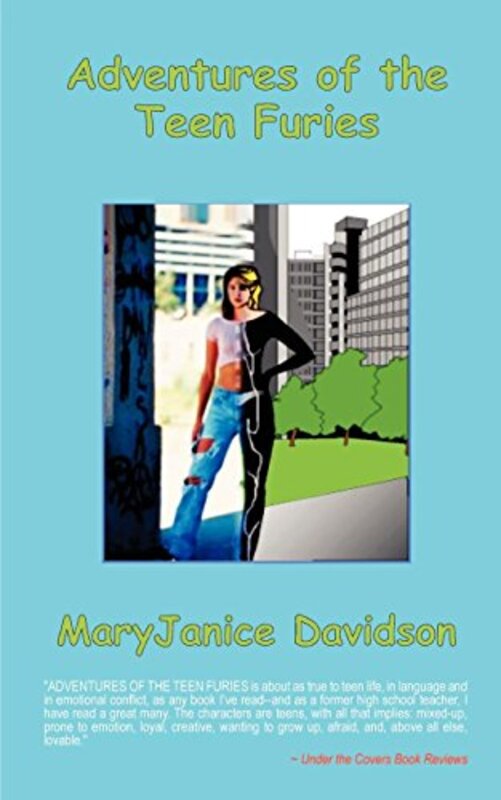 Book cover for "Adventures of the Teen Furies" by MaryJanice Davidson