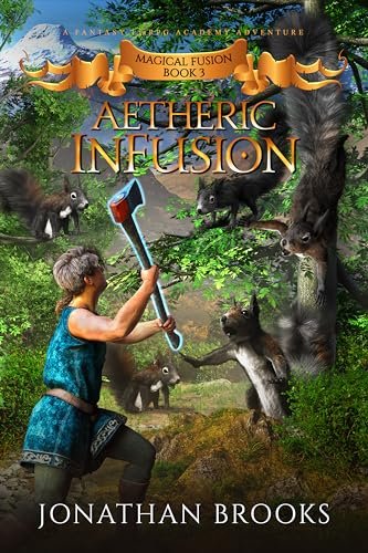 Book cover for "Aetheric InFusion" by Jonathan Brooks