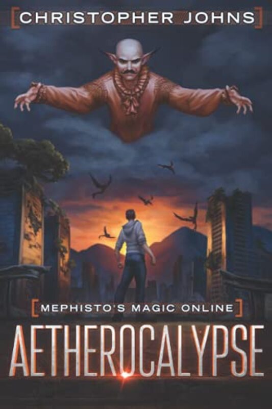 Book cover for "Aetherocalypse" by Christopher Johns