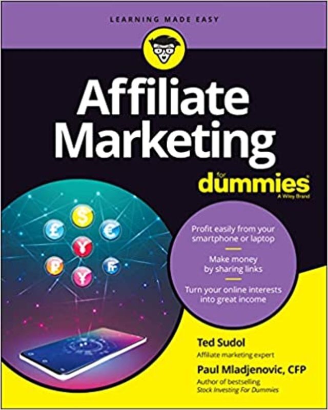 Book cover for "Affiliate Marketing For Dummies" by Ted Sudol