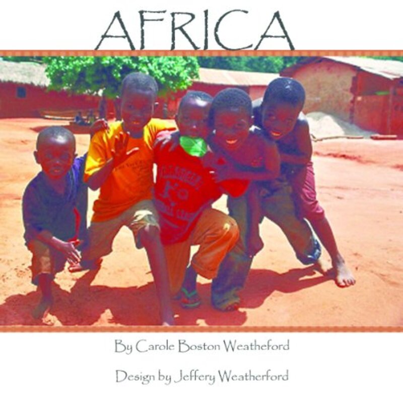 Book cover for "Africa" by Carole Boston Weatherford