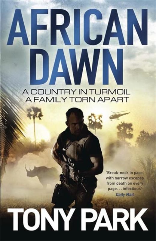 Book cover for "African Dawn" by Tony Park