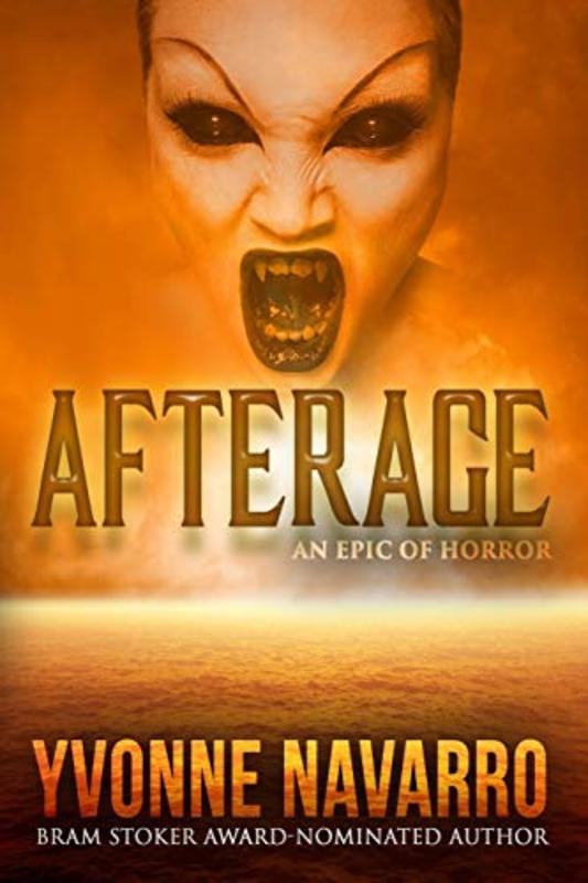 Book cover for "AfterAge" by Yvonne Navarro