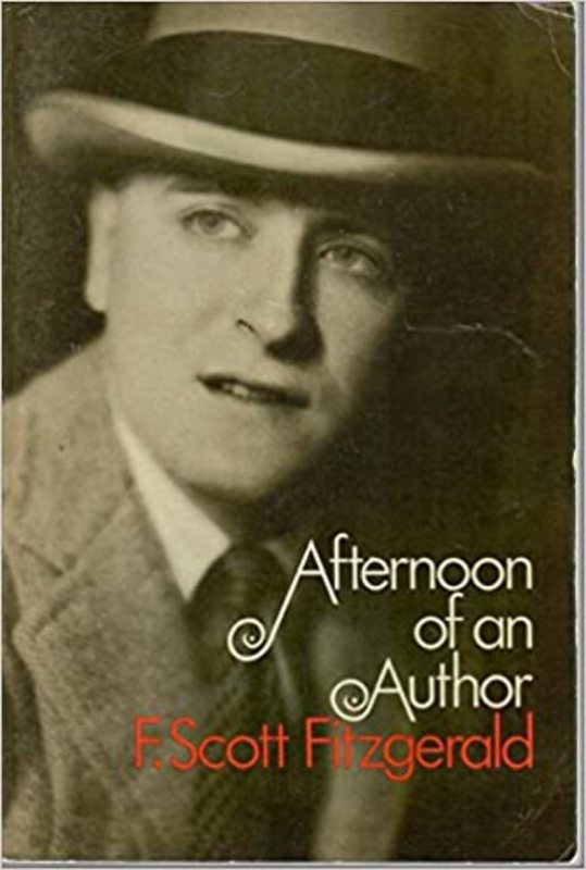 Book cover for "Afternoon of an Author" by F. Scott Fitzgerald
