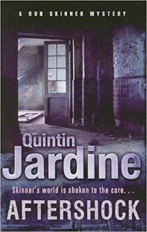 Book cover for "Aftershock" by Quintin Jardine