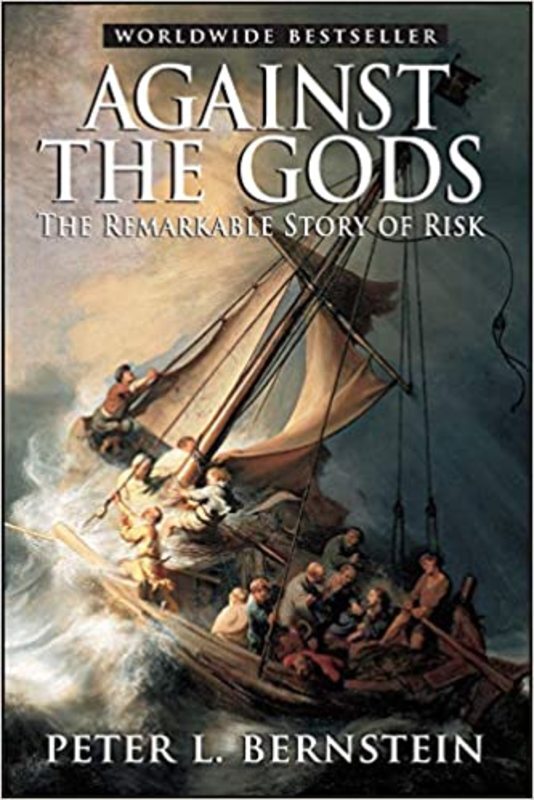 Book cover for "Against the Gods" by Peter L. Bernstein