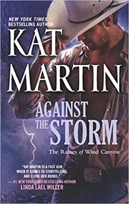 Book cover for "Against the Storm" by Kat Martin