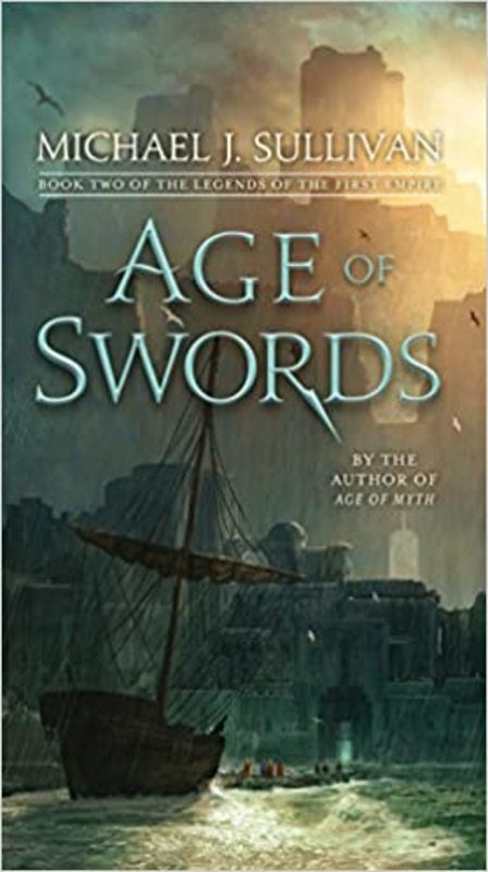 Book cover for "Age of Swords" by Michael J. Sullivan